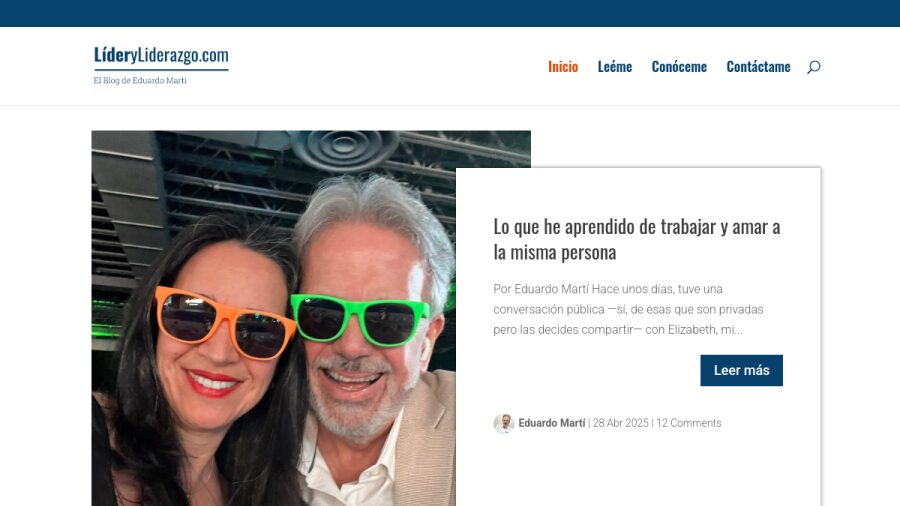 Sitio web Líder y Liderazgo